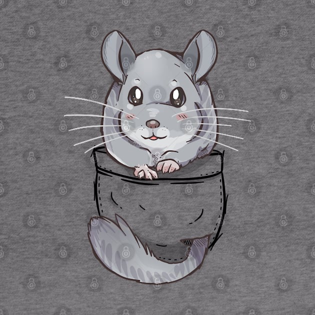 Pocket Cute Grey Chinchilla by TechraPockets